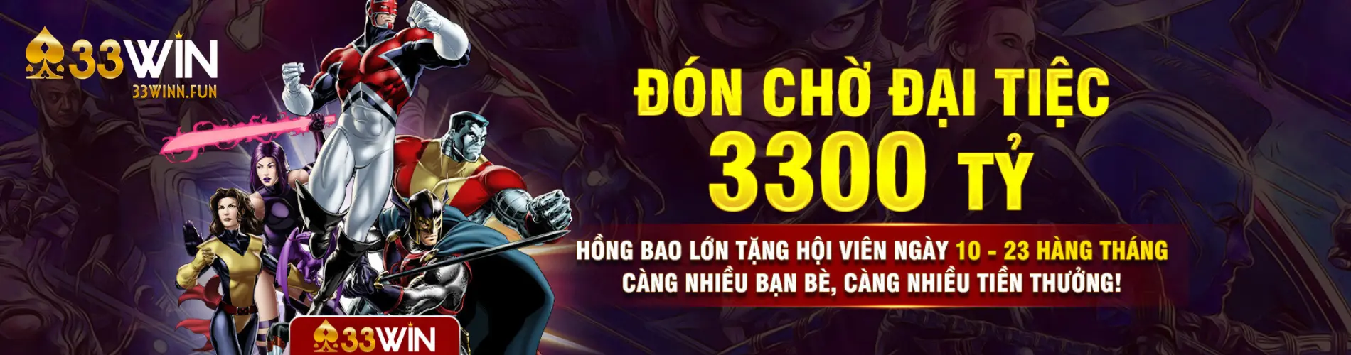 33win mở tiệc nghìn tỷ tặng thành viên